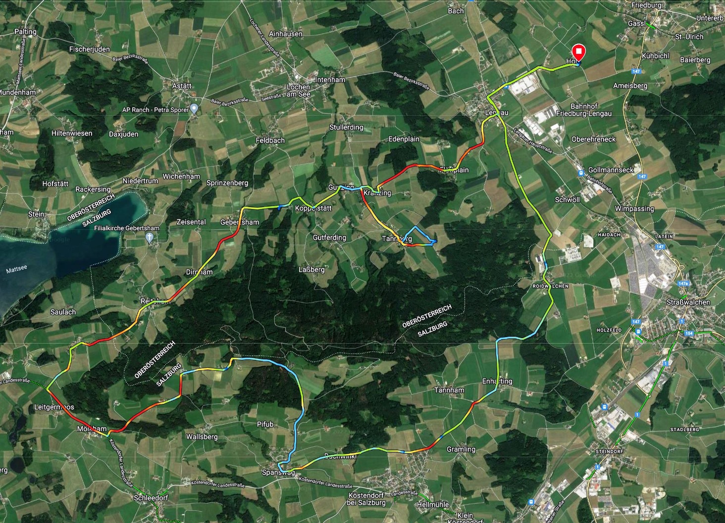23. März 2022 - Bärlauchrunde über Köstendorf auf die Tannbergschulter