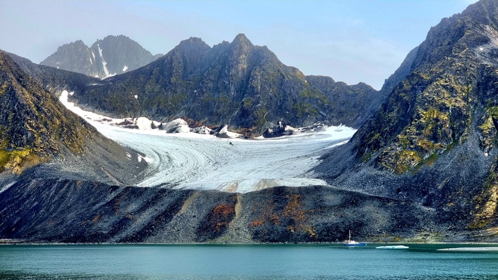 Gewaltige Endmoräne