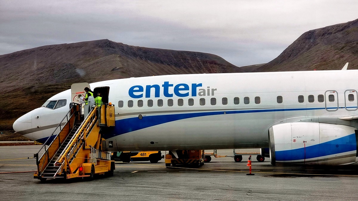 Unsere Maschine - bereit zum Heimflug