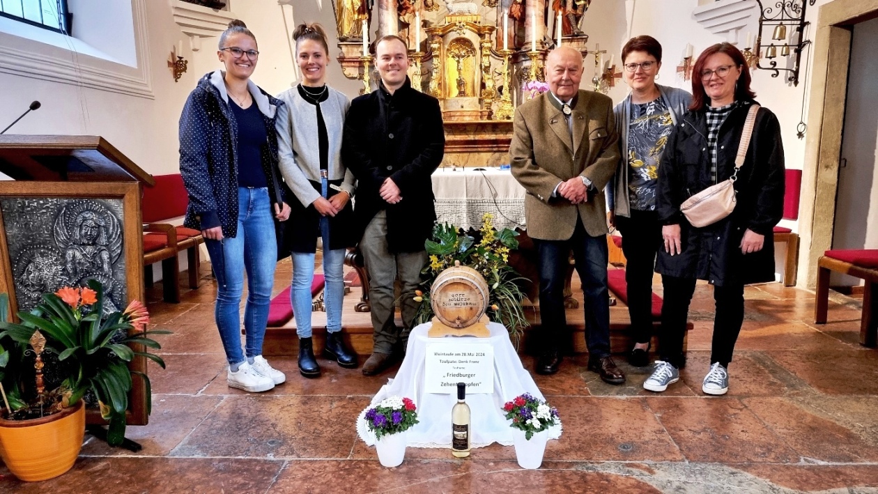 Franz Denk mit Famailie