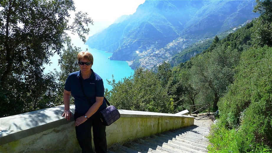 2000 Stufen führen von Nocelle hinunter nach Positano !