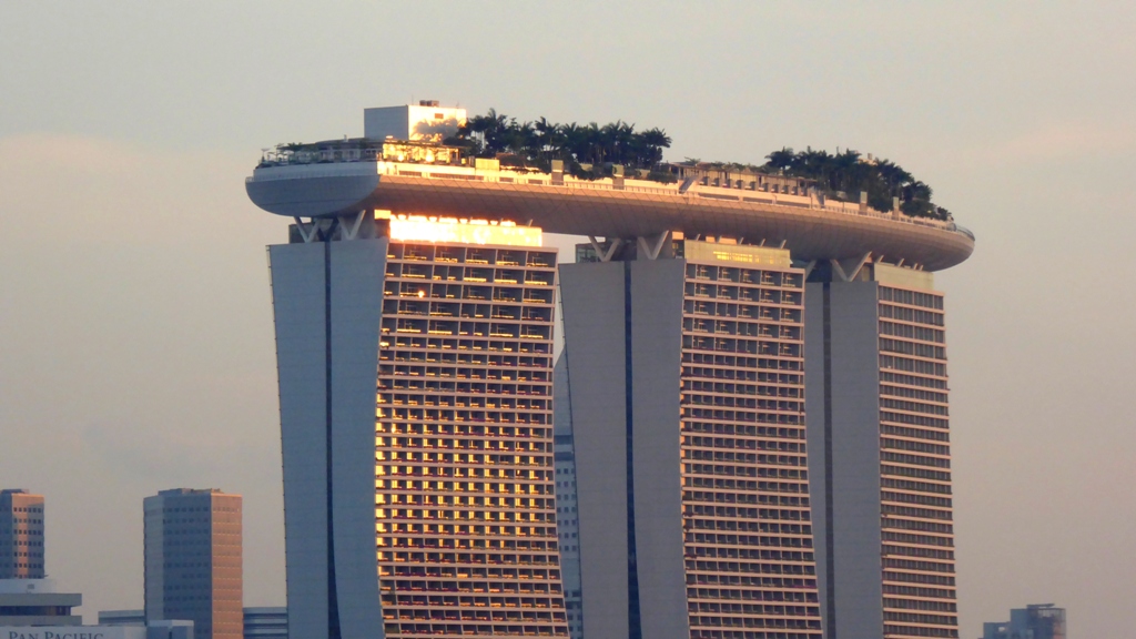 Dachterrasse des Marina Bay Sands