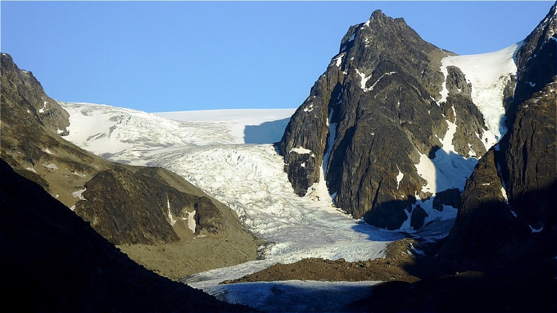 Ein mächtiger Gletscherbruch !