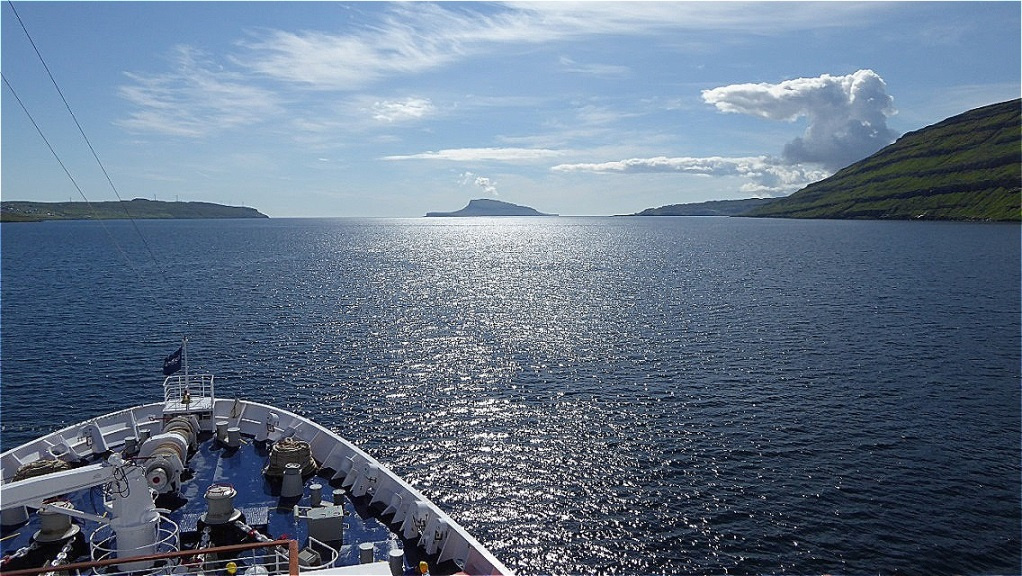 Nun geht es hinaus in die Nordsee mit Kurs zurück nach Bremerhaven !