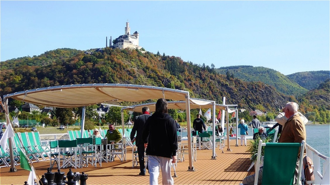 Heute ist die Marksburg im Besitz der Deutschen Burgenvereinigung