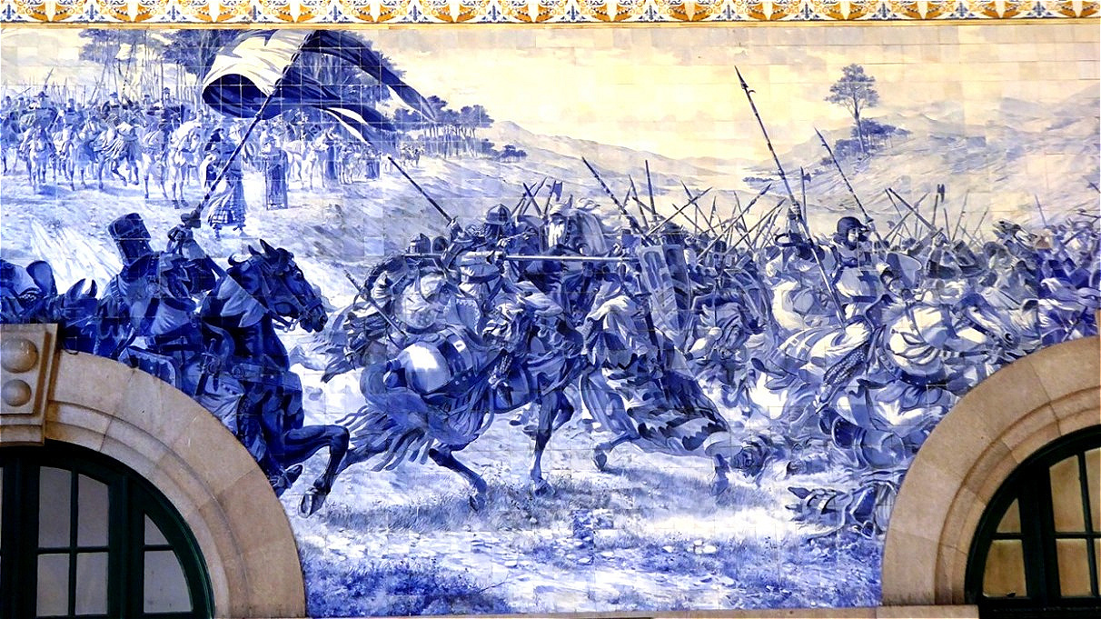 Schlacht von Valdevez - zwischen dem Königreich Léon und dem Königreich Portugal