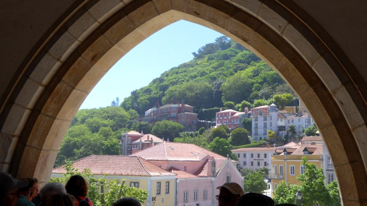 Blick aus der Eingangshalle