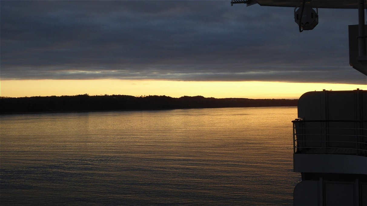 Abendstimmung am St. Lorenz Strom