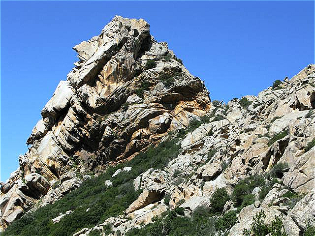Wahrzeichen von San Pantaleo
der "Kopf" aus Granit
