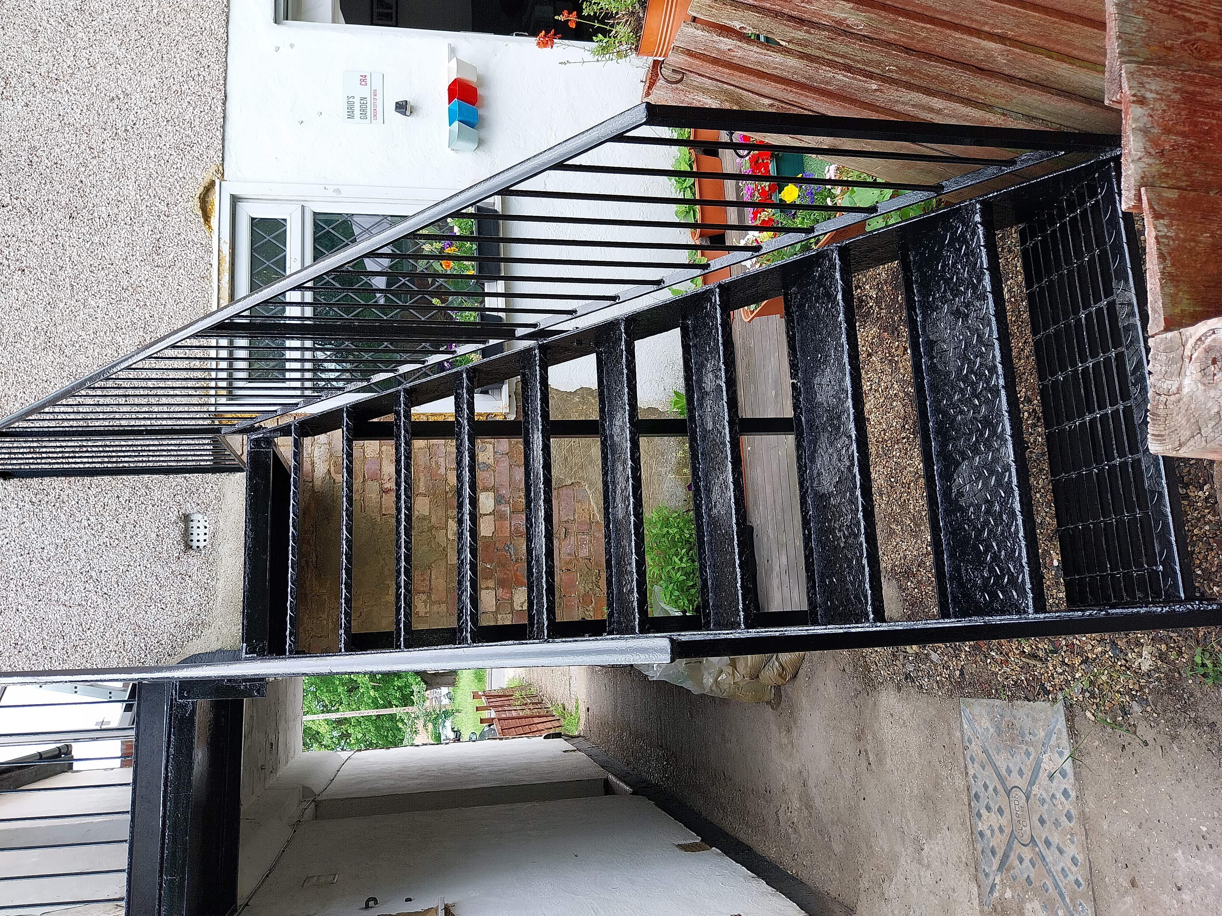 Metal Stairs After