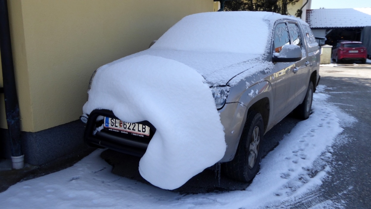 Schnee kann fließen !