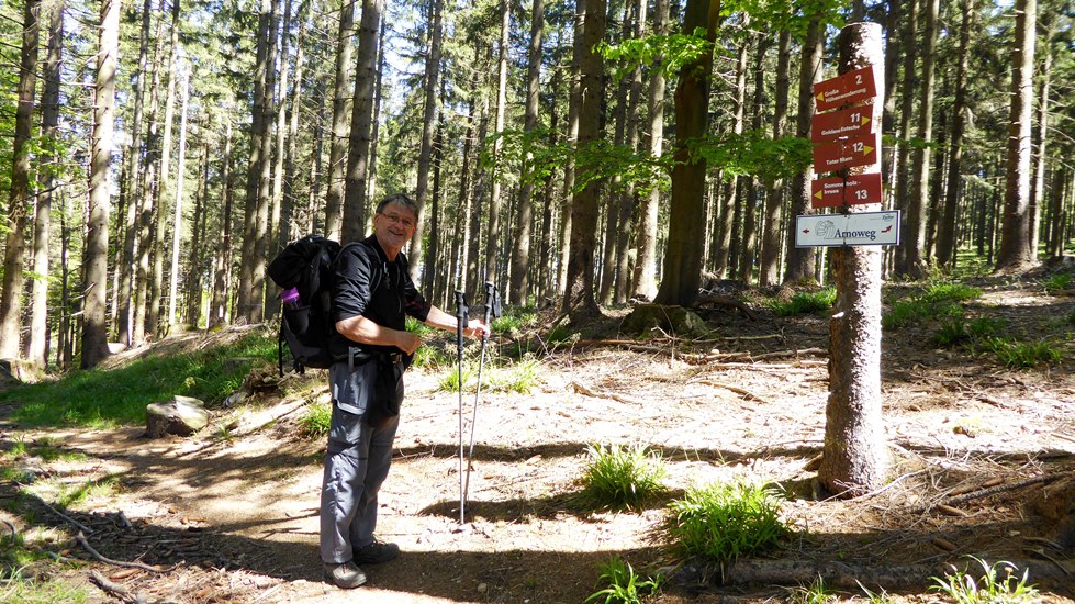 Unterwegs auf dem Arnoweg zur "Goldenen Kutsche"