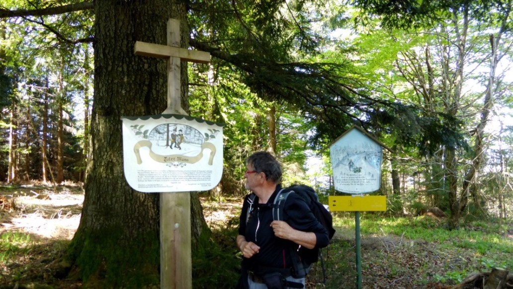 Peter beim Tatort "Toter Mann"