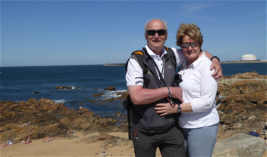 Windzerzaust an der Atlantikküste