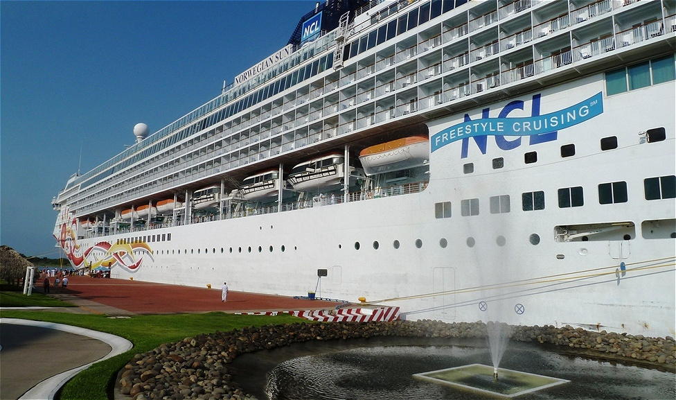 Unser Schiff, die "Norwegian Sun"