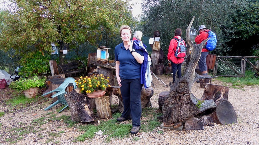 Origineller Rastplatz an der Via Francigena
Der Regen ist vorüber !