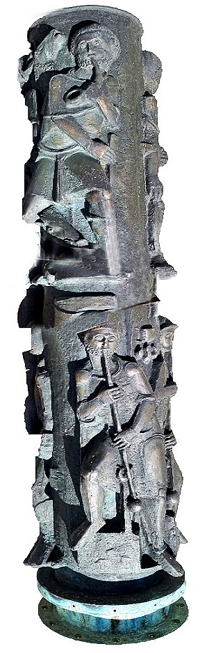 Aufstellung neben dem Glasmuseum