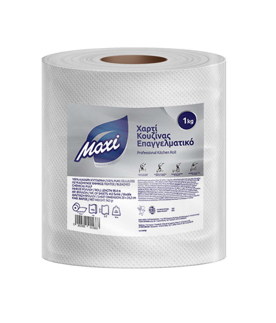 Χαρτί Κουζίνας 1 κιλού Maxi Λευκό