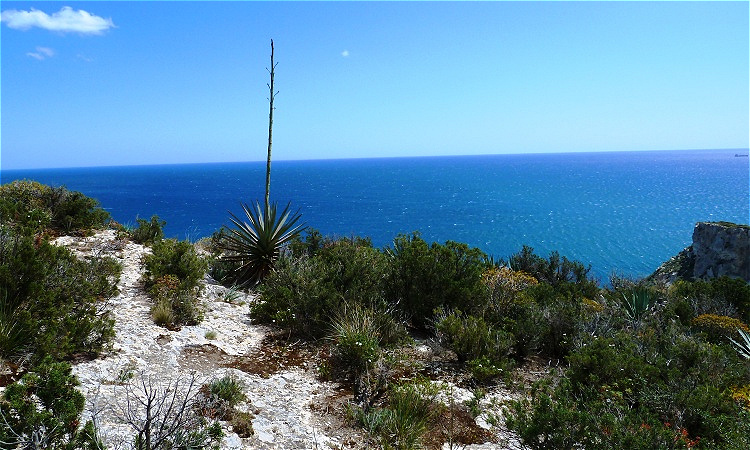 Südblick - irgendwo dort drüben liegt Afrika