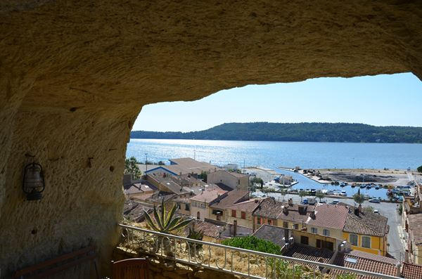 de la terrasse vue sur le port