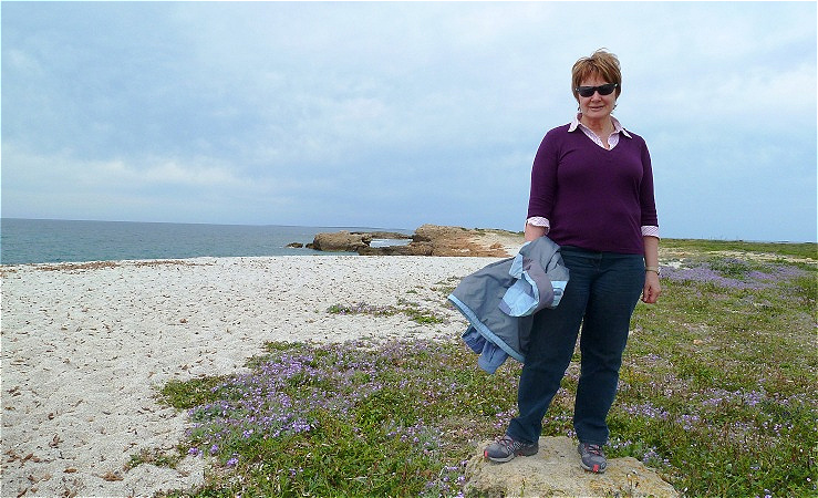 Auf dem "Reiskorn"- Strand - "Is Arutas"
Region Oristano, Südwestsardinien