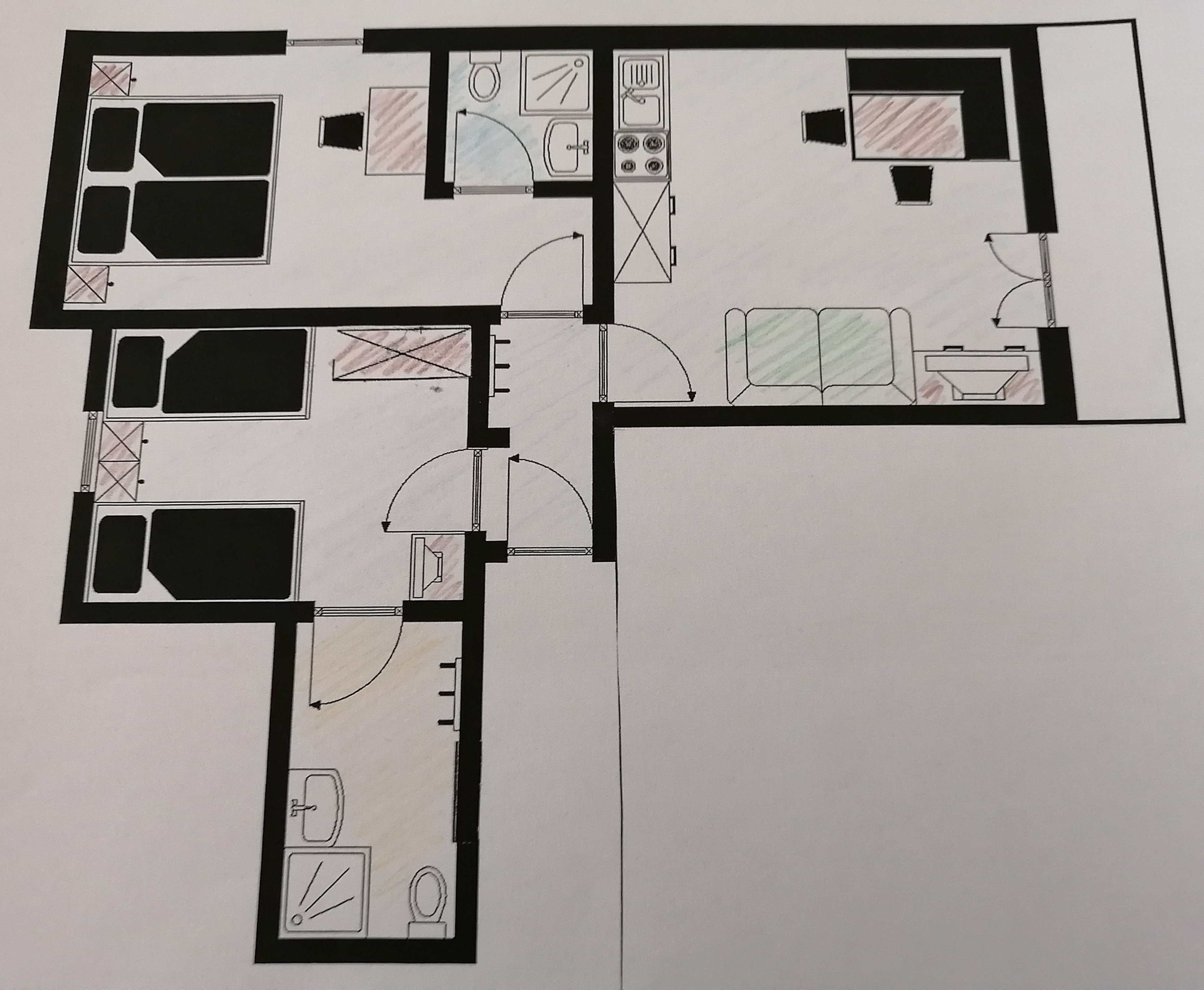 Plan 2 Schlafzimmer