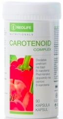 Carotenoid complex - rdeča barvila iz sadja in zelenjave  delujejo na dvig imunskega sistema