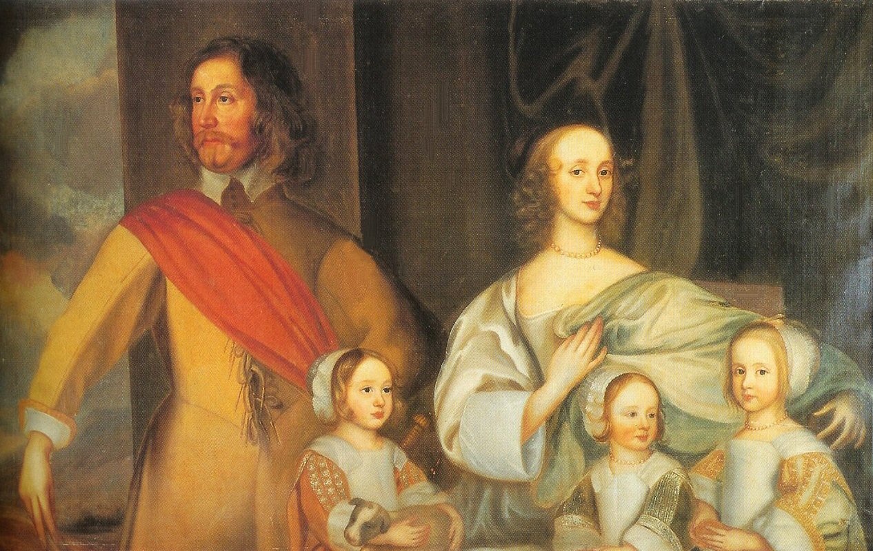 Col Alexander Popham and family