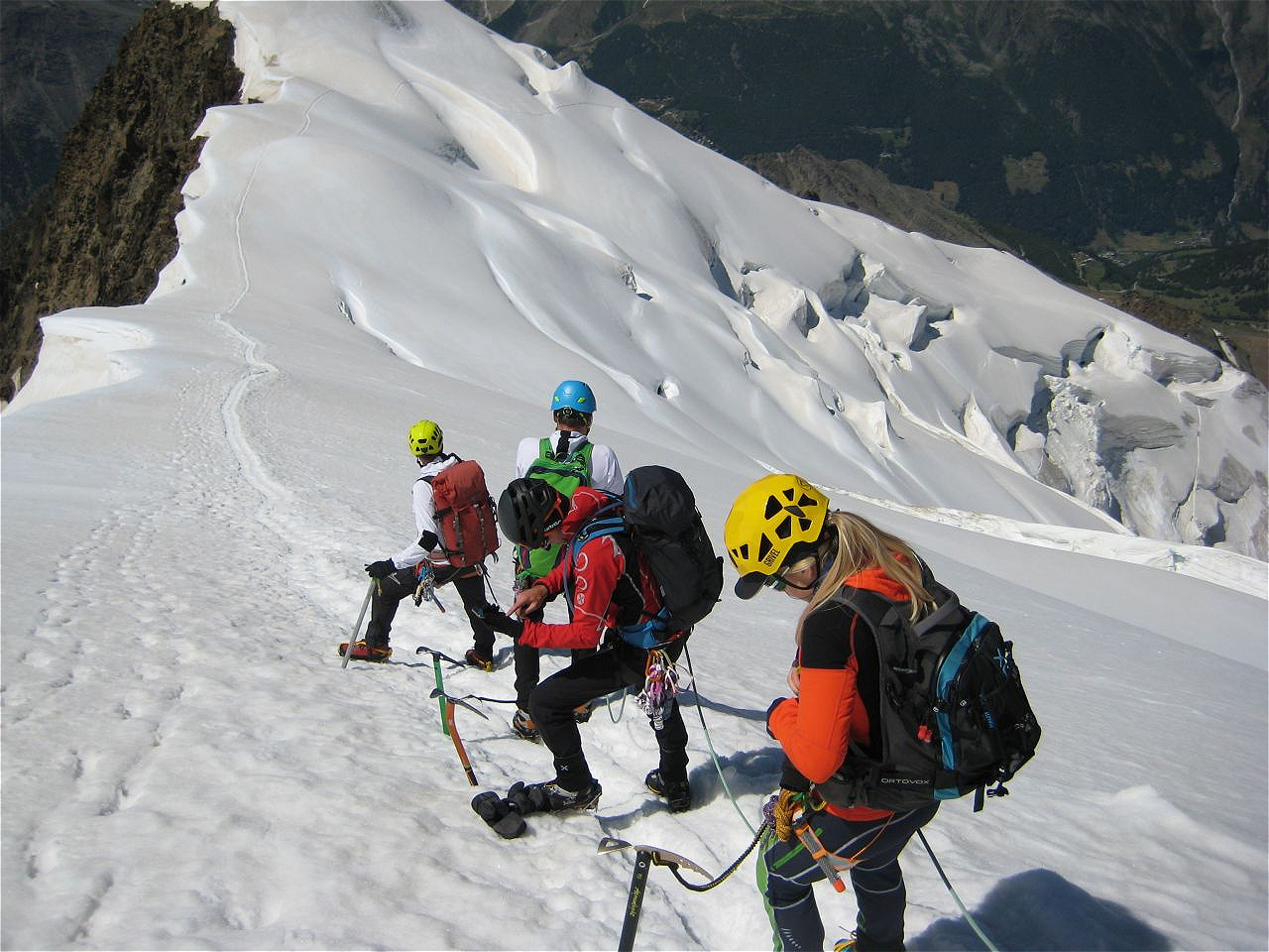 Abstieg vom Weismies