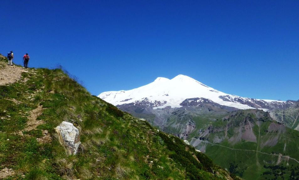 Es geht noch weiter bergauf ! Der Gipfel des Tscheget liegt in 3.400 m Seehöhe
