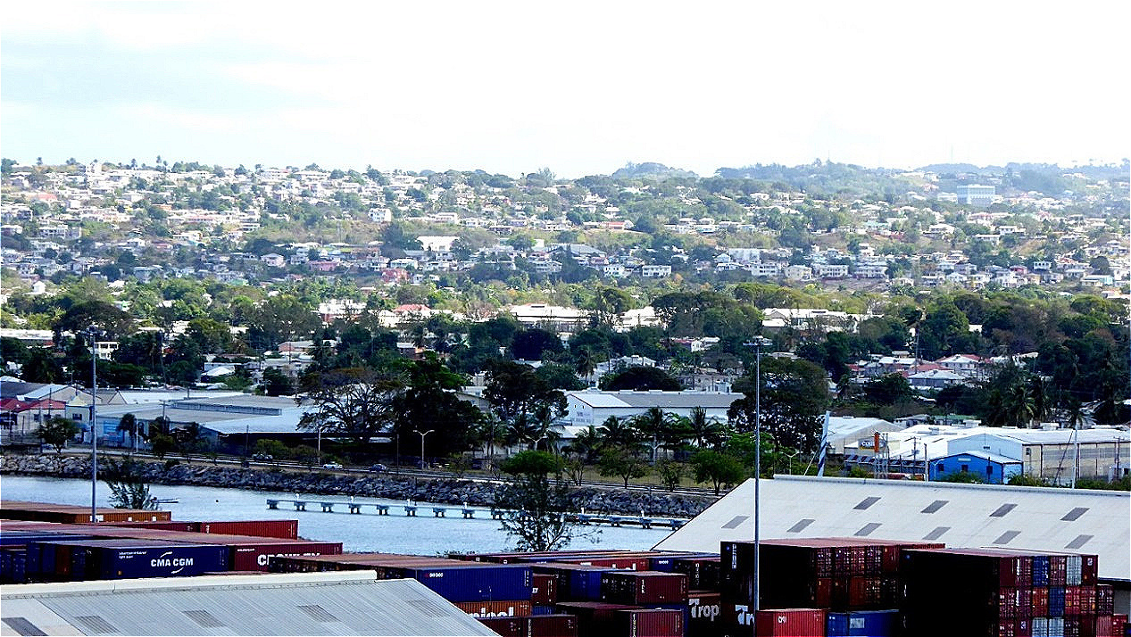 Blick auf Bridgetown