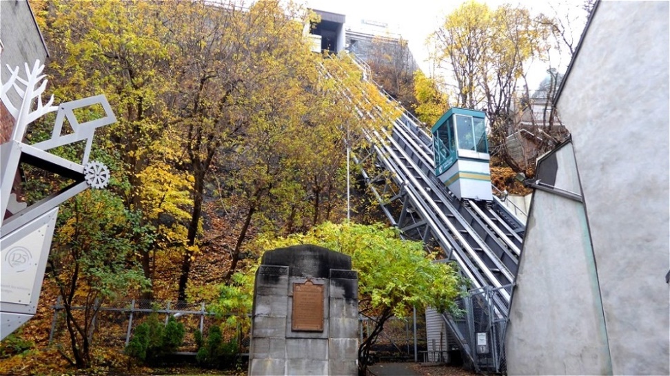 Auffahrt zur Oberstadt auf die Terrasse Dufferin