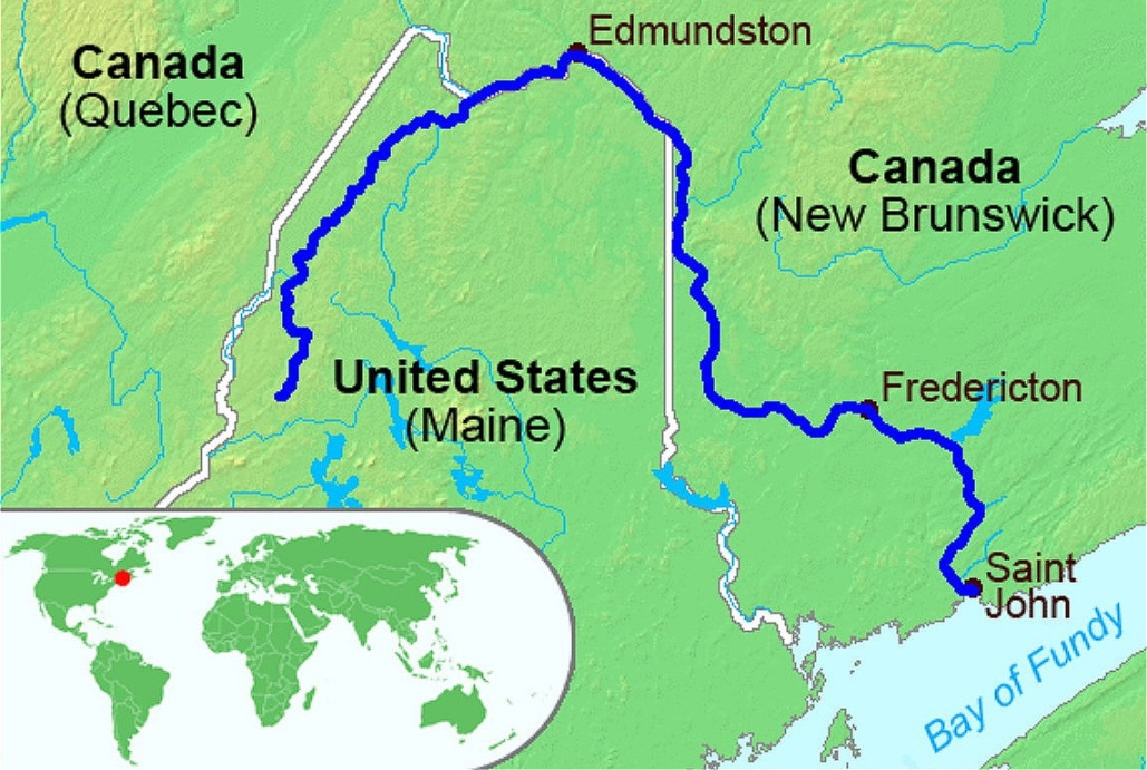 Reversing Falls - Saint John River - Bay of Fundy