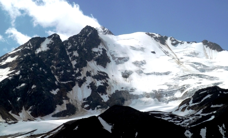 Die Weißkugel (3.739 m) - imposanter Berg in den Ötztaler Alpen