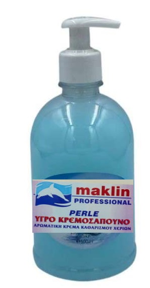 Υγρό χεριών Maklin μπλέ Dovina  500ml ΜΕ ΑΝΤΛΙΑ