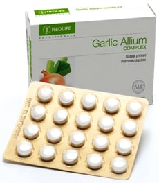 Garlic allium com. - česnove tablete