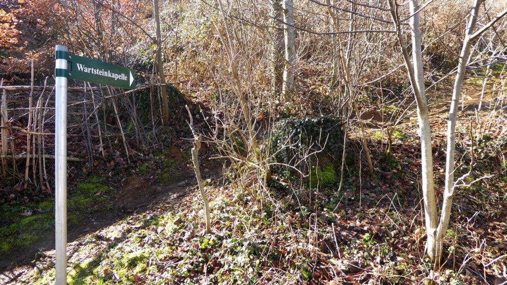 Weg zur Wartsteinkapelle
