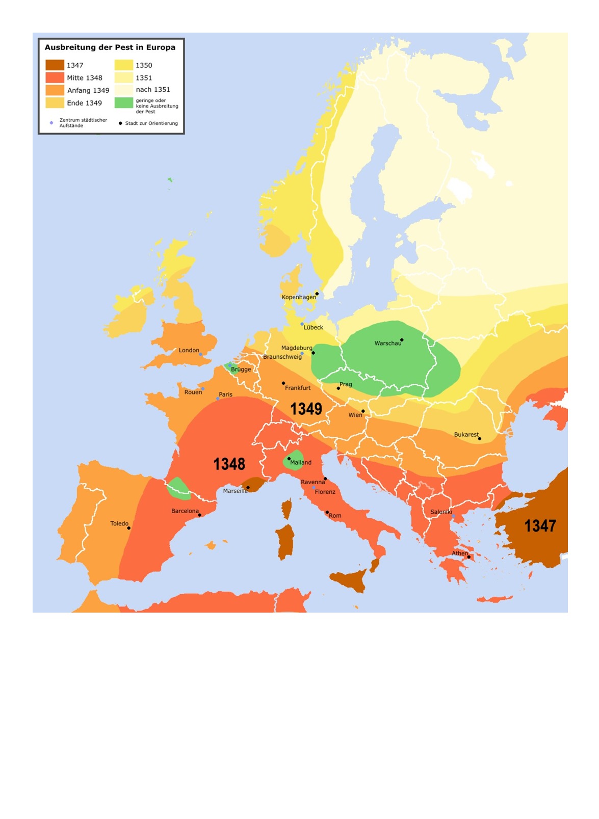 Ausbreitung der Pest