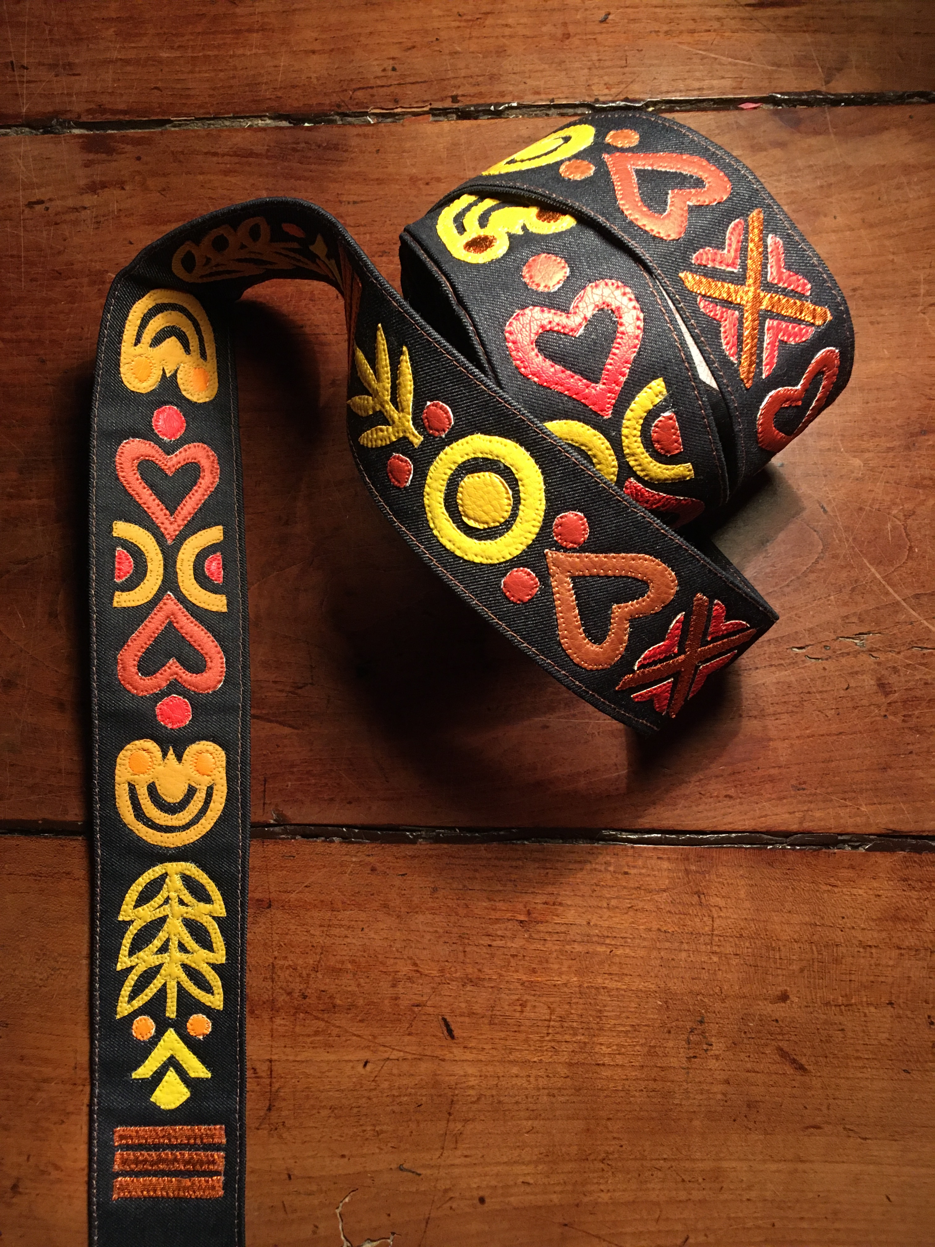 Sangle de guitare motifs bigouden