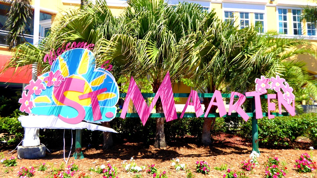 Begrüßung an Land !