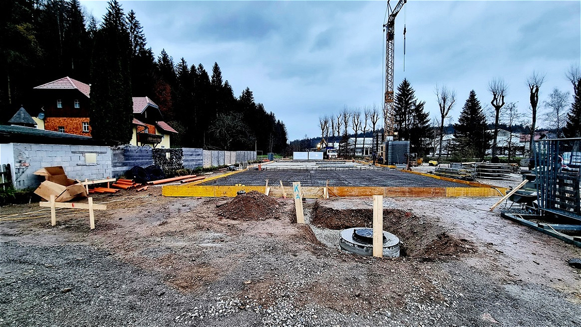 18. November 2024 - Vorarbeiten für die Bodenplatte