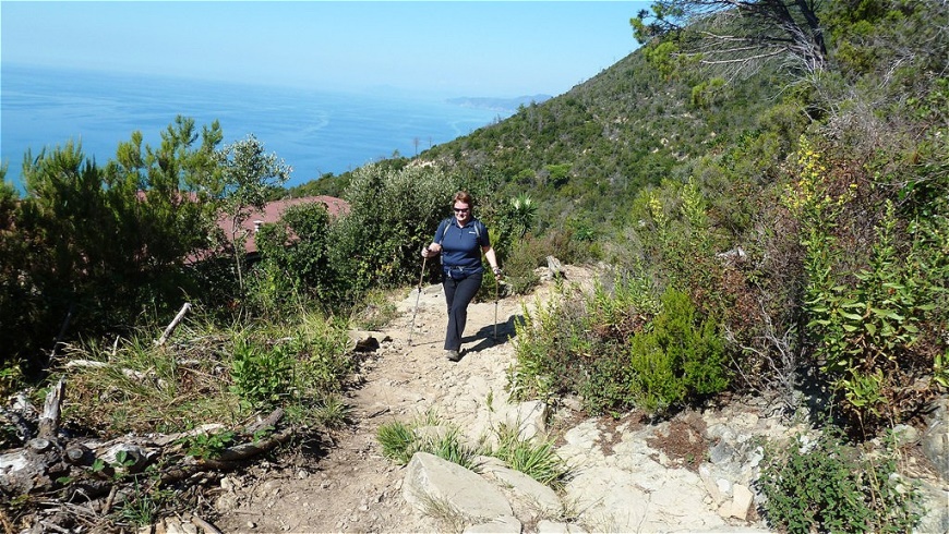 Wanderung durch wilde Natur