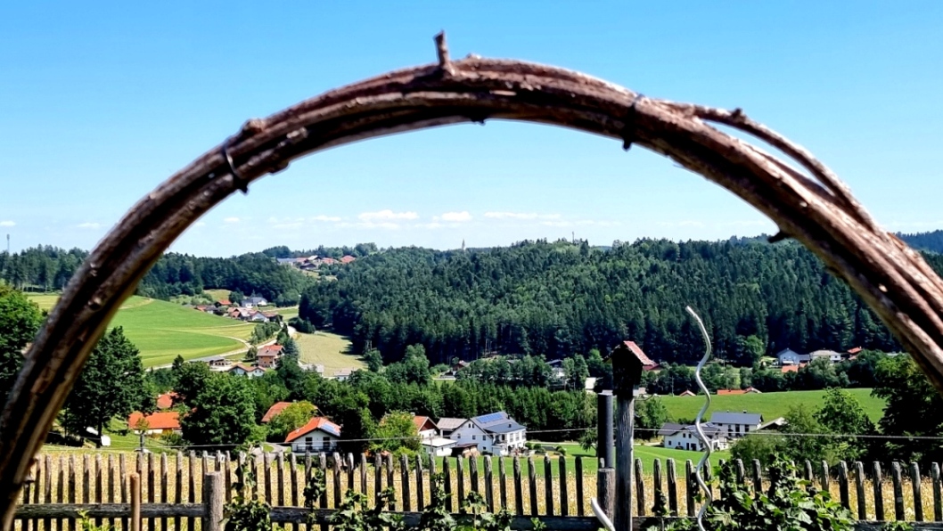 Blick auf St. Johann am Walde