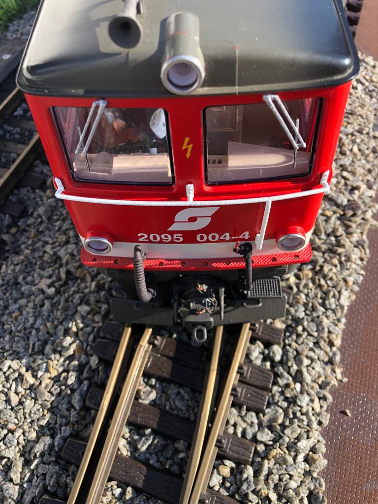 Umbau der 2095 004-4 mit allen Anbauteilen der GartenBahnSchmiede