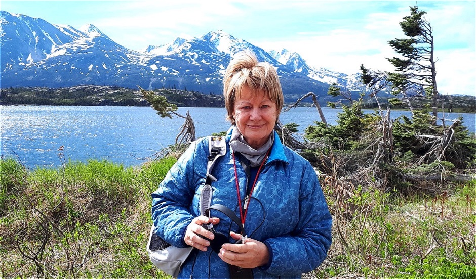 Bei schönem Wetter gibt es in die Kamera ein freundliches Lächeln !