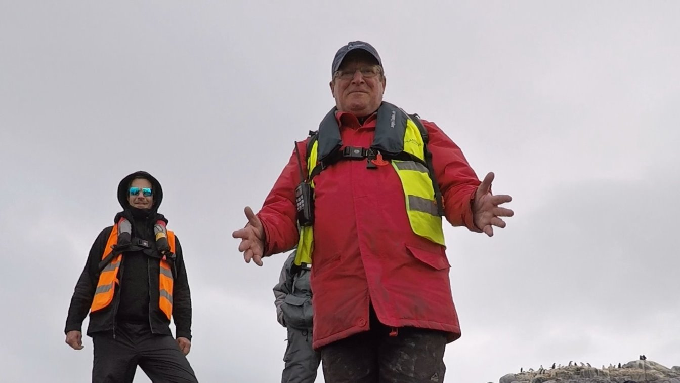 Empfang auf Jougla Point