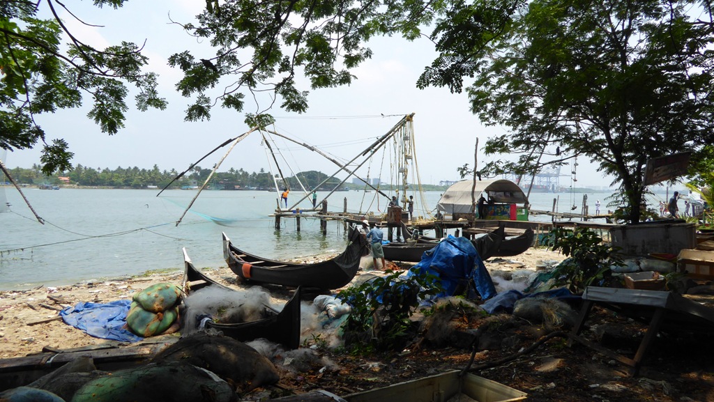 Fischer bei der Arbeit