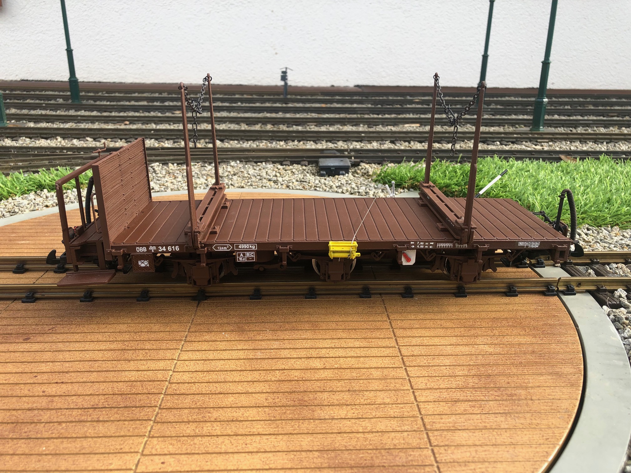 Jbm 34616 Rungenwagen  1980 - 3-Achser - GBS Rahmen