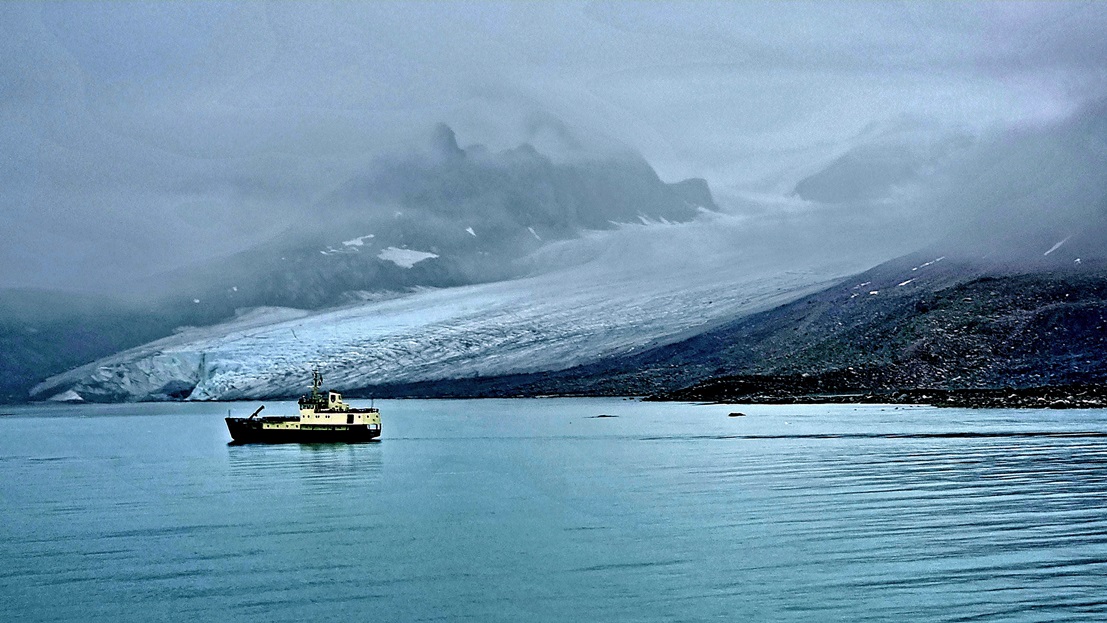 Der Fjord befindet sich im Albert I. Land