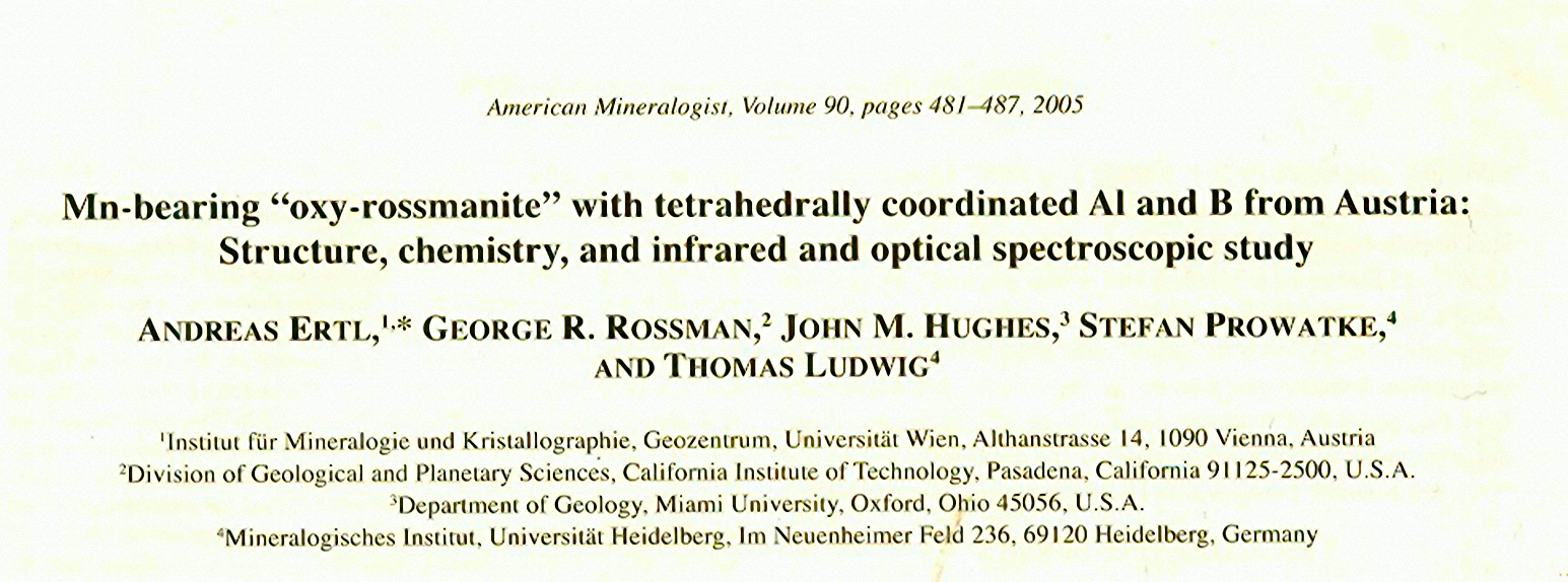 Oxy-Rossmanit Artikel 
